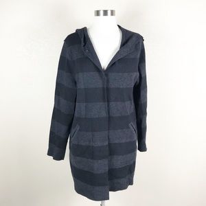 |•Eileen Fisher•| Merino Wool Hooded Cardigan